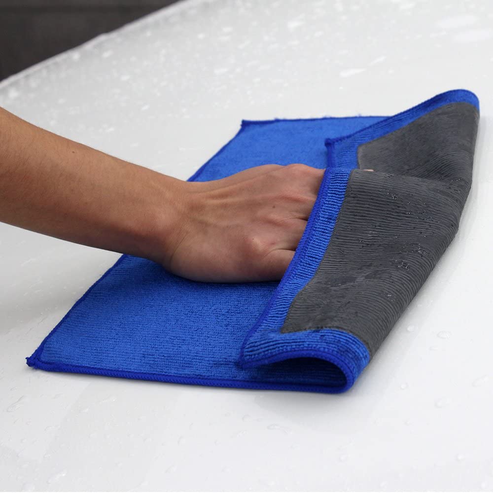Clay Bar Towel, Fine Grade Microfiber Clay Towel Automotive Detailing Towel  Clay Bar Alternative for Car Detailing, Creative Gift--Blue, 1 Pack 